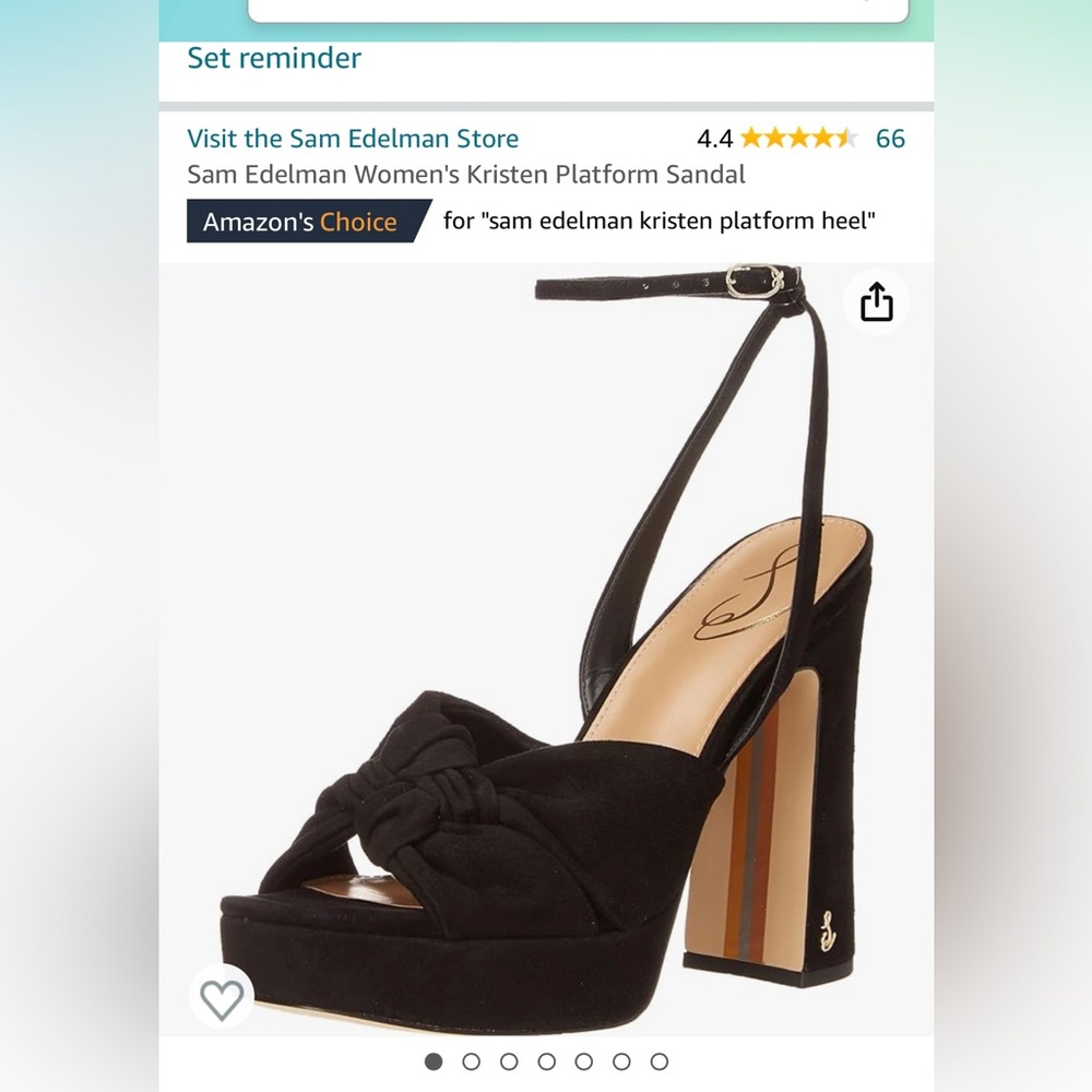 Brand New In Box Sam Edelman Black Suede Heels